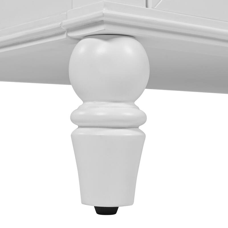 Roomfitters 36" Bathroom Vanity with Integrated Ceramic Sink, Solid Wood Frame and Soft-Close Storage