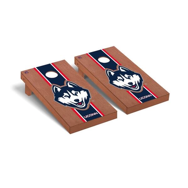 slide 2 of 5, Connecticut UCONN Huskies 2x4 Pro Cornhole Boards - V1 Include Carrying Case