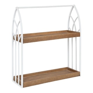 Kate and Laurel Castille Wall Shelf - 20x7x22