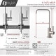 preview thumbnail 5 of 32, STYLISH Kitchen Sink Drinking Water Tap Faucet in Stainless Steel - Faucet Height: 10 1/2" | Spout Height: 9"