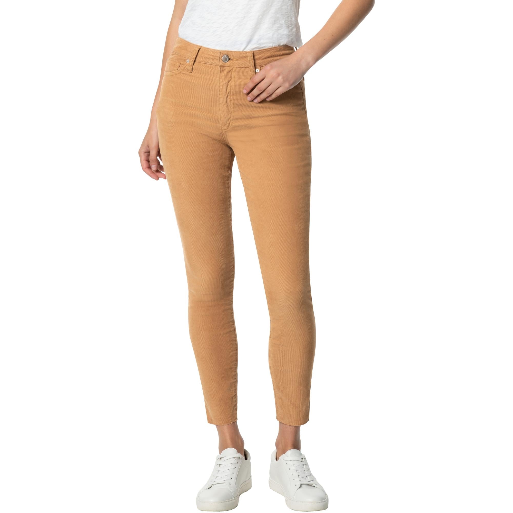 raw hem corduroy pants
