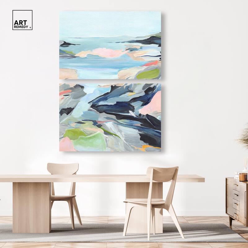 Between Seasons II Canvas Set of 2 by Art Remedy, Gallery Wrapped