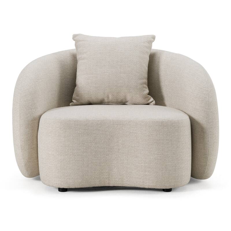 Renava Tabarca Outdoor Beige Fabric Chair
