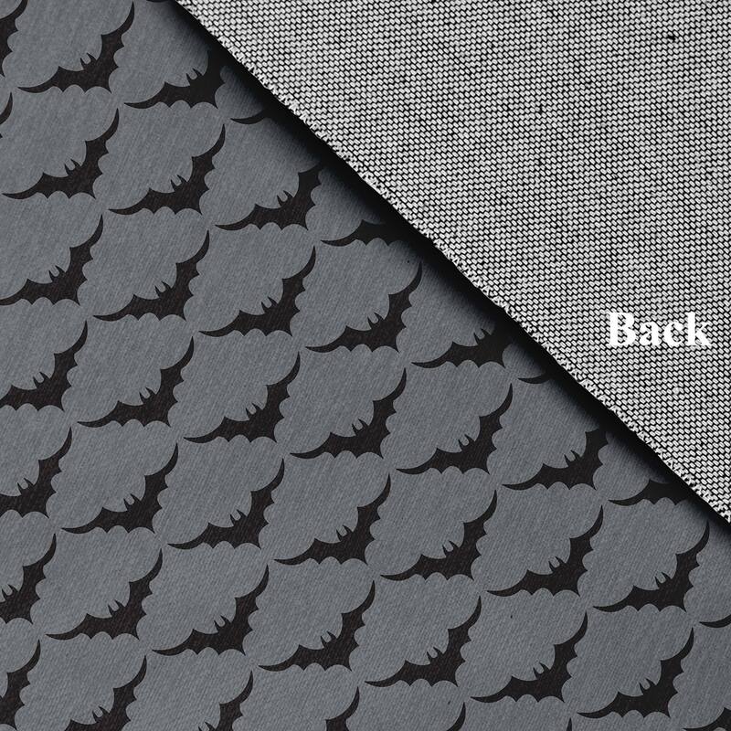 Bat Colony Halloween Chenille Rug, 18" x 30"