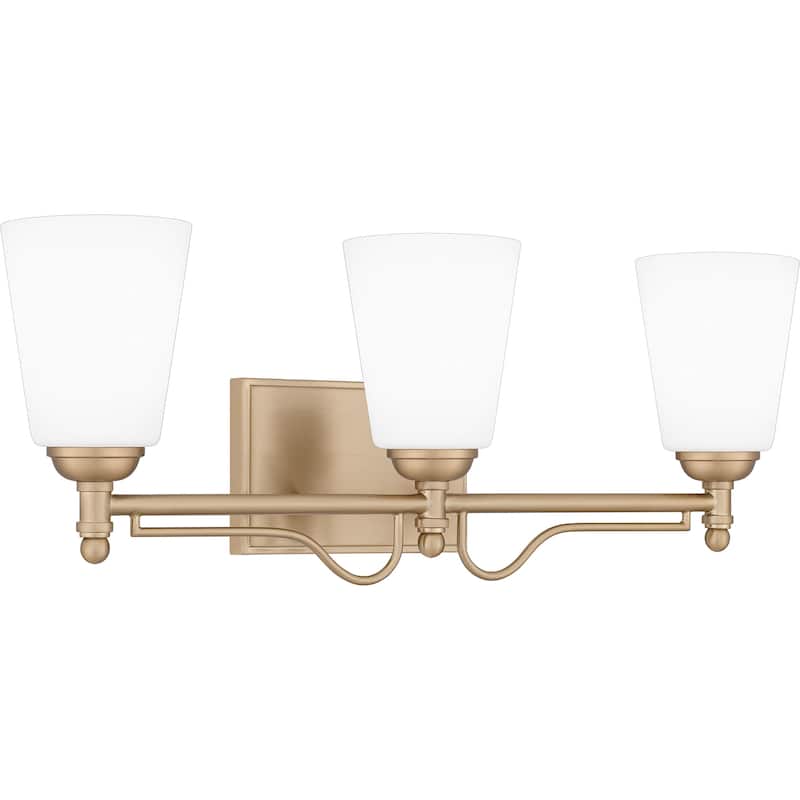 Esther 3-Light Bronze Gold Bath Light