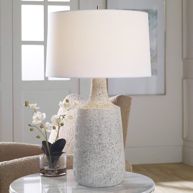 Uttermost Scouts White Table Lamp - 17"x28.5"x17"