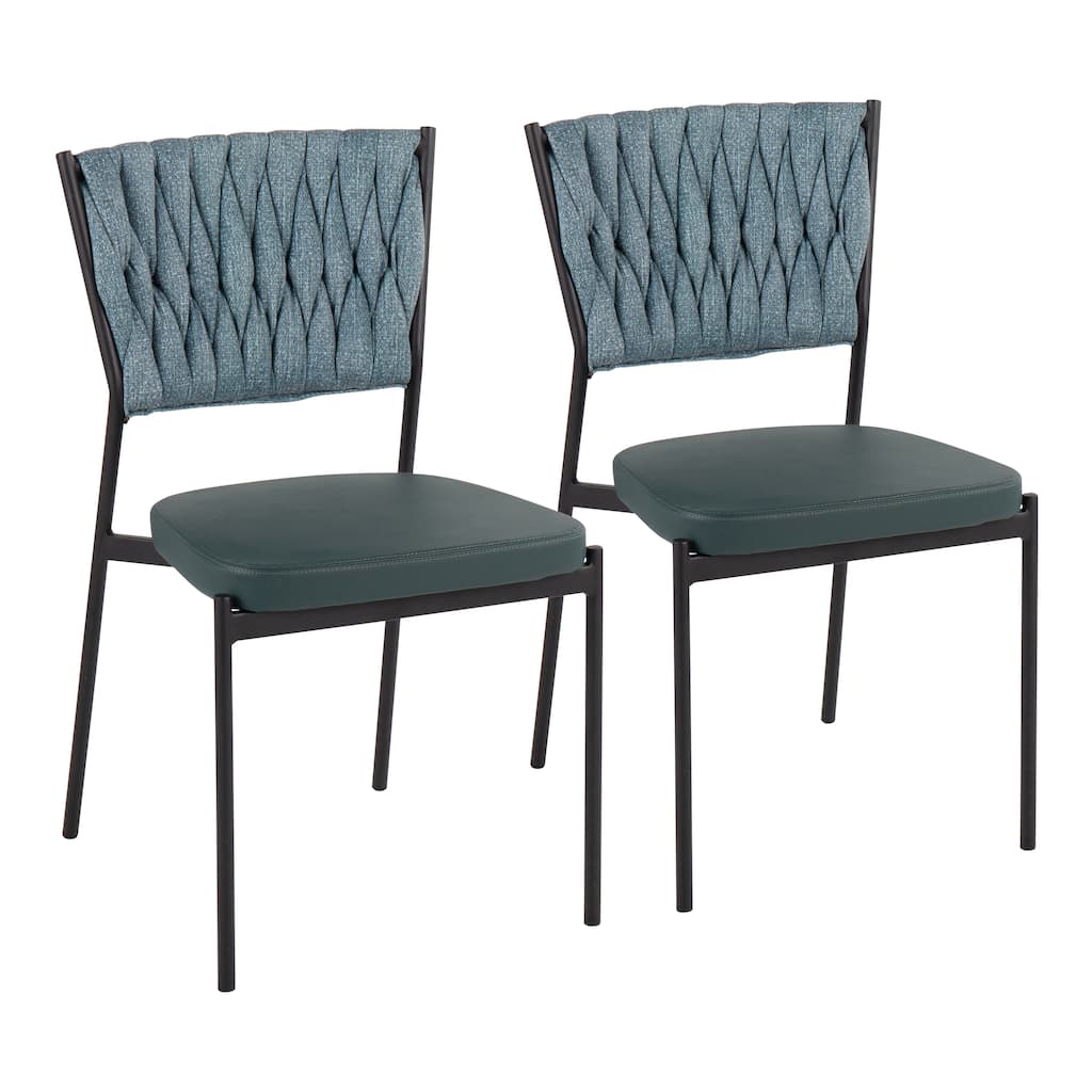 Porch & Den Randolf Braided Dining Chair - Set of 2