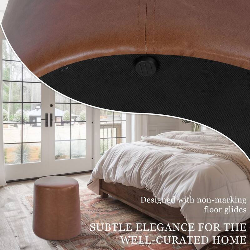 HomePop Organic Shape Ottoman