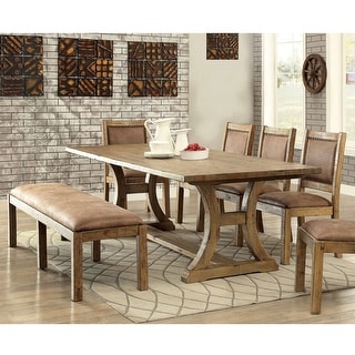 Pine 6 seater dining table sales