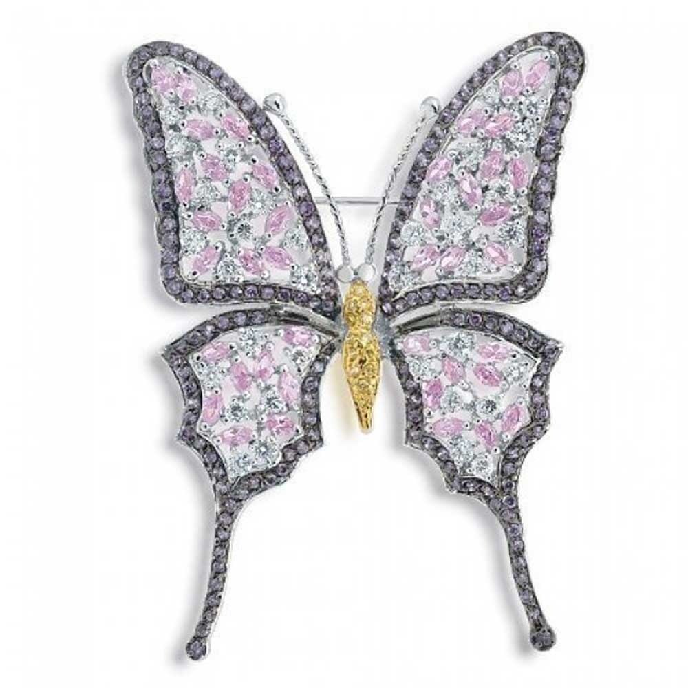 butterfly brooch pin