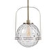 preview thumbnail 1 of 5, Uttermost Mimas 1 Light Pendant Antique Brass