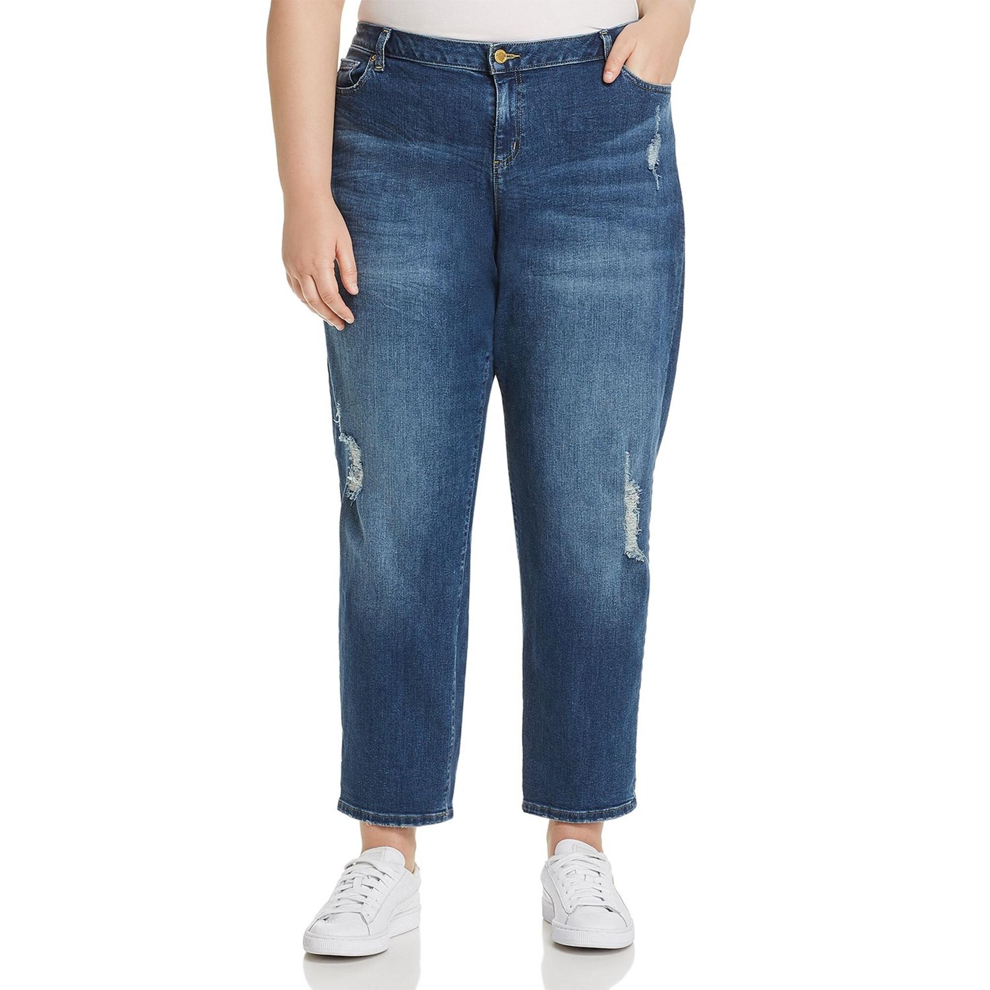 michael kors womens straight leg jeans