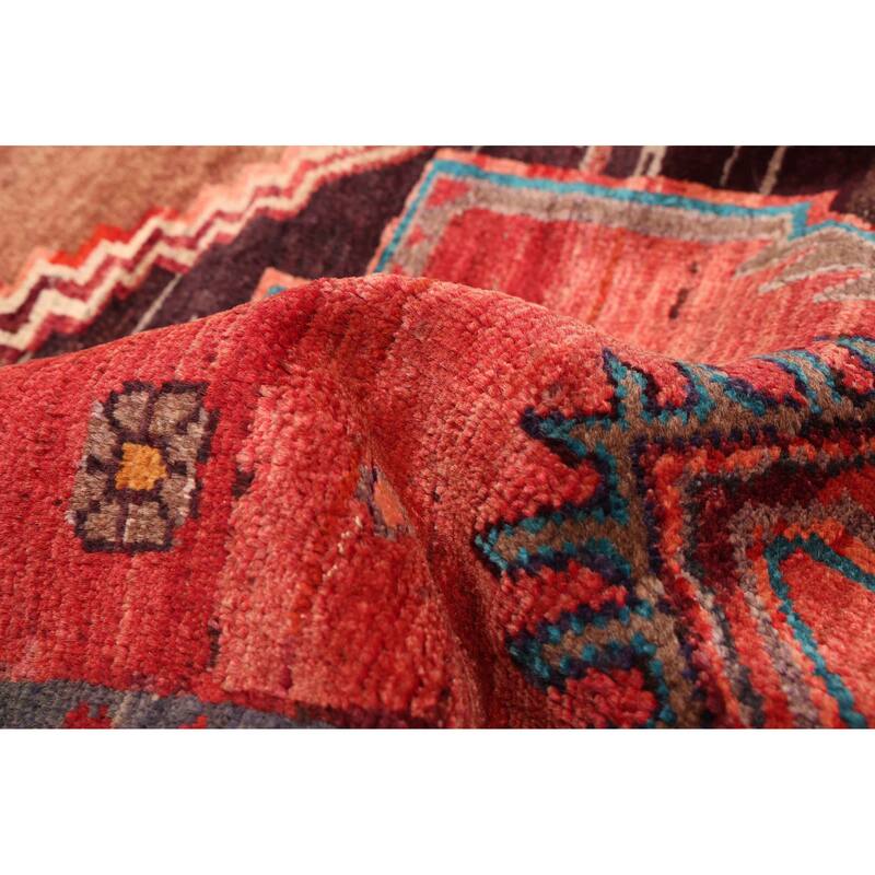 ECARPETGALLERY Hand-knotted Konya Anatolian Red Wool Rug - 4'10 x 8'10