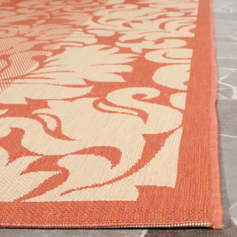 SAFAVIEH, Courtyard Foelke Indoor/ Outdoor Patio Backyard Rug