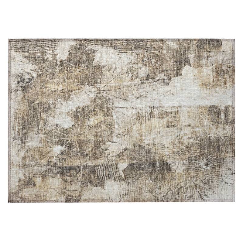 Tane Graceful Floral Weather Resistant Classic Meets Modern Outdoor Rug