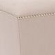 preview thumbnail 4 of 2, SAFAVIEH Mason Beige Fabric Ottoman (Set of 2)