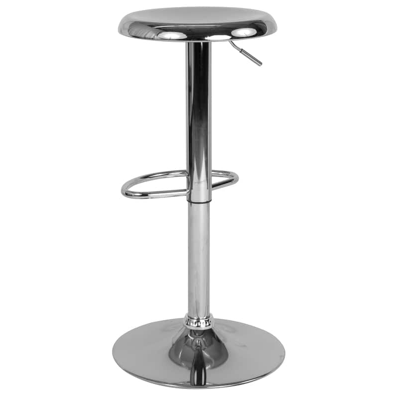 Adjustable Height Retro Barstool - 16"W x 16"D x 23" - 31"H