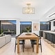 preview thumbnail 13 of 61, Zjvaive 3-Light Rectangular Semi Flush Mount Ceiling Light Farmhouse Metal Cage Light Fixture