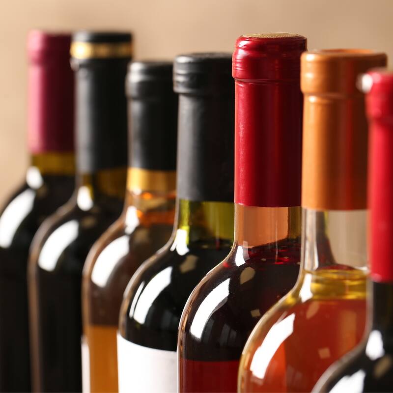 150Pcs PVC Heat Shrink Capsules Wine Bottle Sealer Wrap Caps, 30x60mm - Black