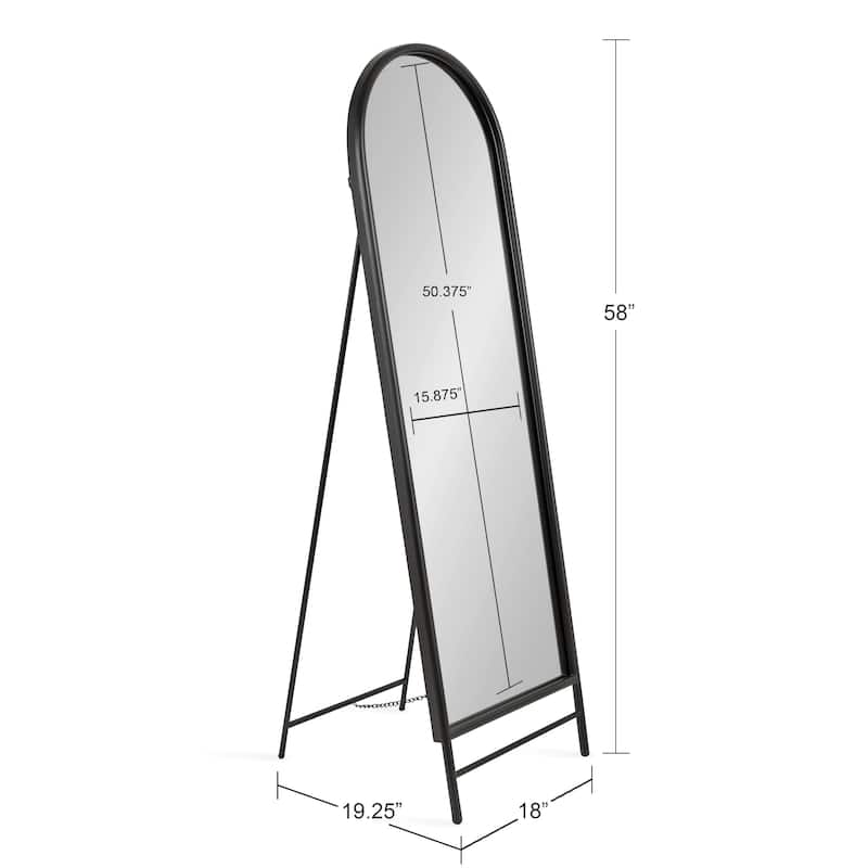 Kate and Laurel Gabrill Full Length Easel Mirror