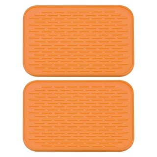 Dish Drying Mat Set, Under Sink Drain Pad Heat Resistant for Kitchen - 8.5 x 6 x 0.24 inch