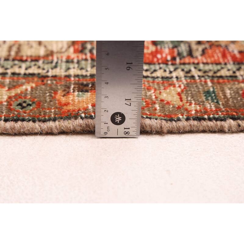 ECARPETGALLERY Hand-knotted Antalya Vintage Light Red Wool Rug - 6'10 x 10'6