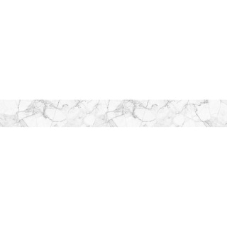 White Marble Border Decal