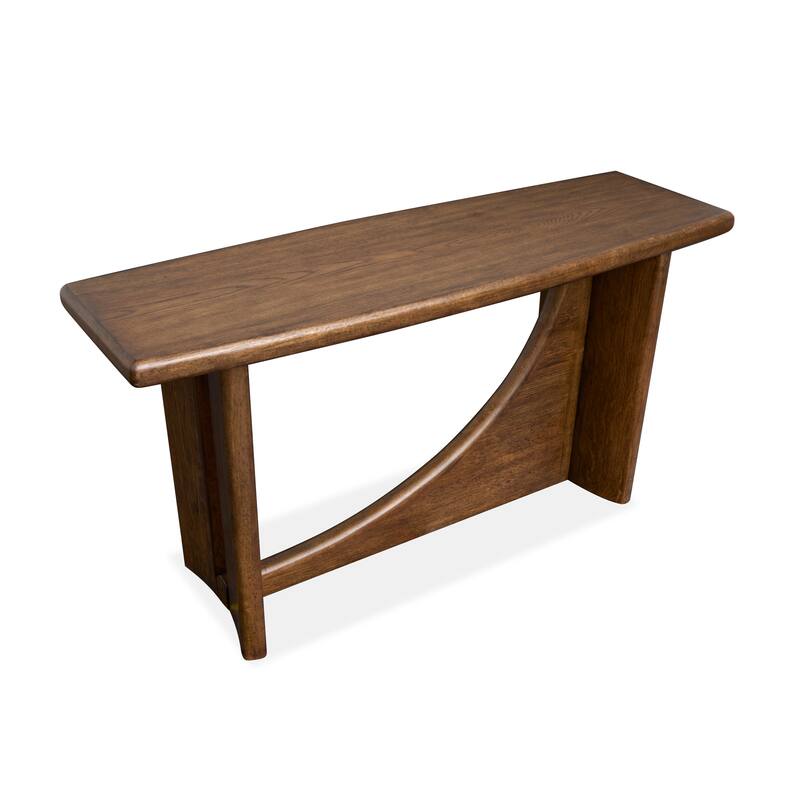 Magnussen Home Phoebe Sienna Brown Rectangular Sofa Table - 54''W x 17''D x 28''H