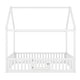preview thumbnail 6 of 9, Full Size House-Shaped Design House Bed with Fence and Door,Solid Construction for Bedroom