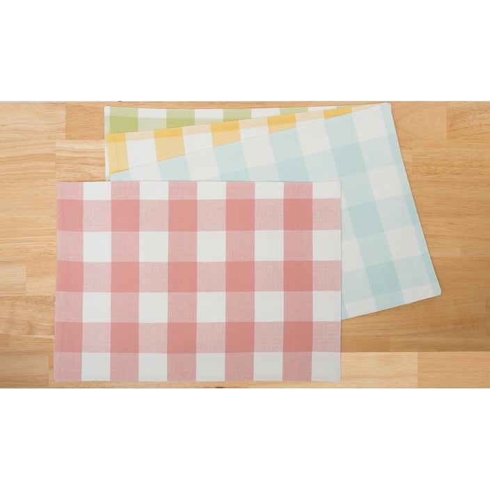 Franklin Checkered Plaid Placemat Set of 4