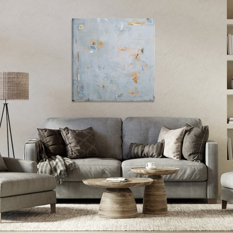 Stupell Abstract Grey & Accents Canvas Wall Art Design By Jodi Major
