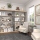 preview thumbnail 48 of 74, Brown Wood 3 Shelves Shelving Unit - 48 x 17 x 34