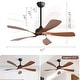 preview thumbnail 8 of 118, Sofucor 45/52 Inch Ceiling Fan with Remote & Lights Quiet DC Motor 5 Blade High CFM Modern Fan