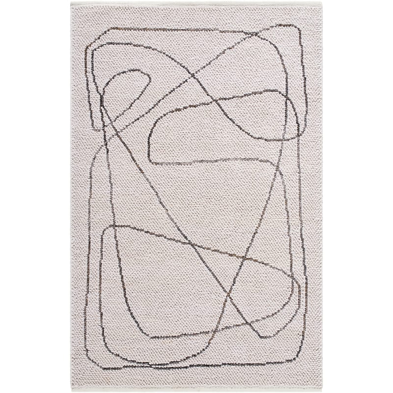 Livabliss Provence Modern Indoor/Outdoor Area Rug - 9' x 12' - Grey