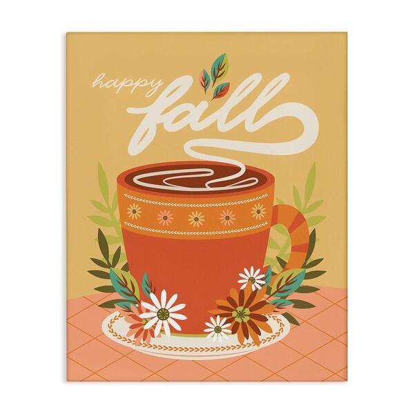 slide 2 of 10, Stupell Autumnal Mug & Flowers Canvas Wall Art Design By Brandi Powell 16 x 20