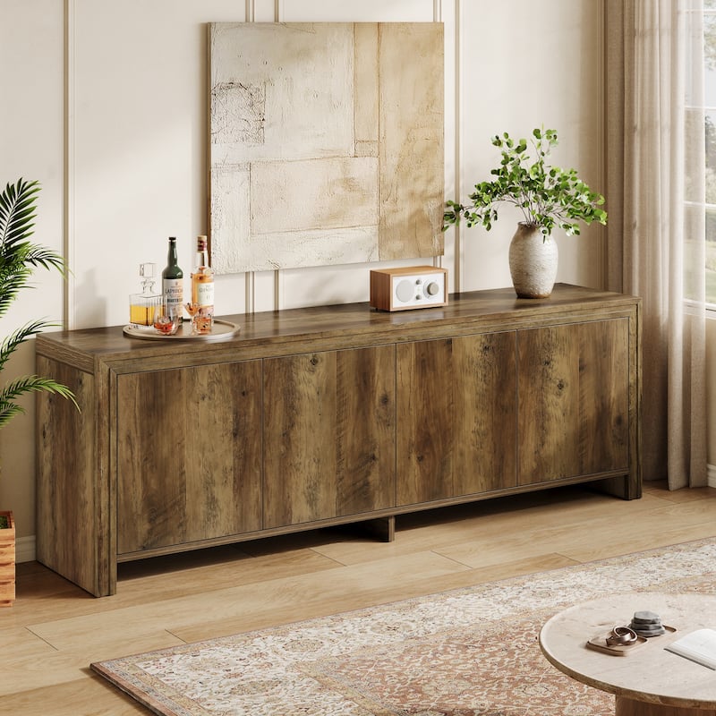 Mid-Century Entertainment Center for TVs Up to 70"