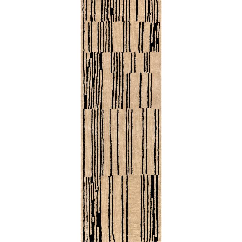 Tara Striped Wool Area Rug