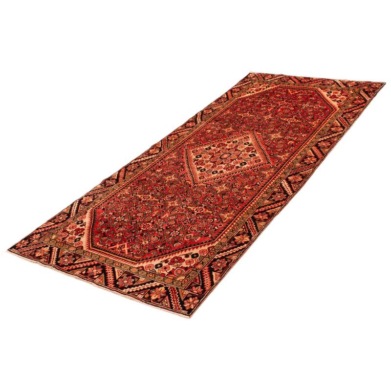 ECARPETGALLERY Hand-knotted Andelz Red Wool Rug - 4'8 x 10'6