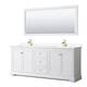 Option White / White Cultured Marble Top / Brushed Gold