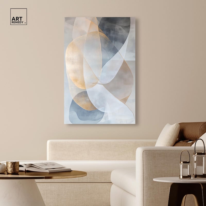 Blue Haze Canvas by Art Remedy, Gallery Wrapped
