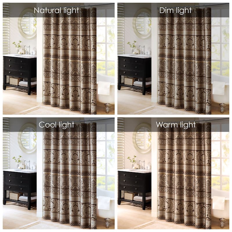 Madison Park Venetian Jacquard Shower Curtain