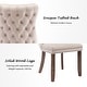 preview thumbnail 3 of 39, KATA Velvet Upholstered Wingback Dining Chairs Set of 2