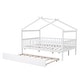 preview thumbnail 33 of 50, Full Size Wooden House Bed With Twin Size Trundle
