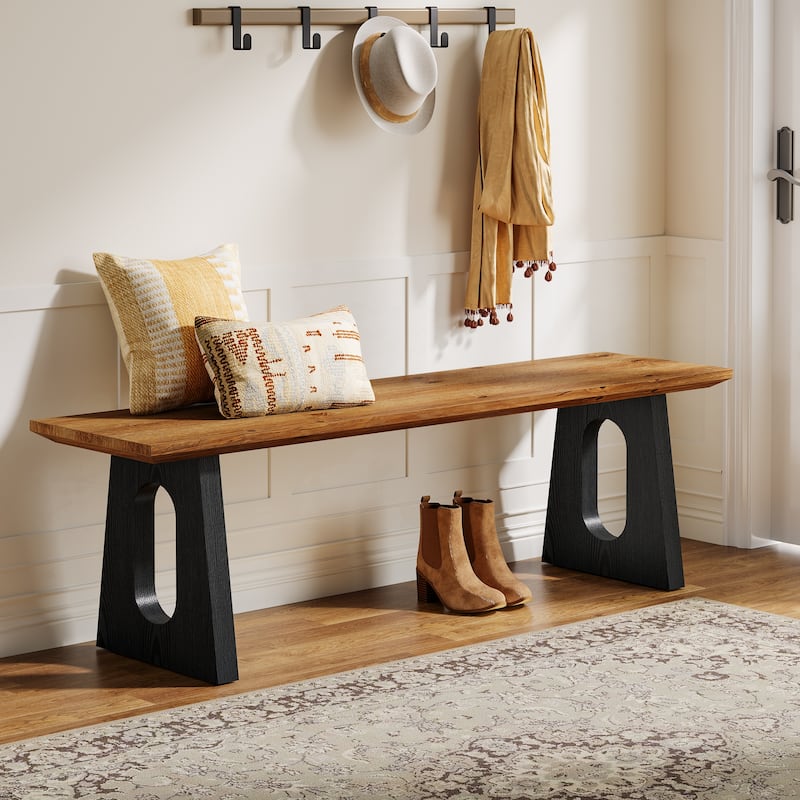 47" Entryway Bench - Brown