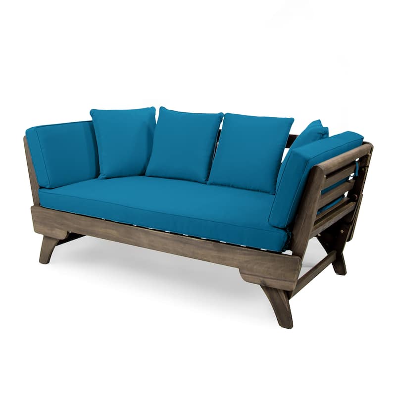 Ottavio Outdoor Daybed with Cushions by Christopher Knight Home