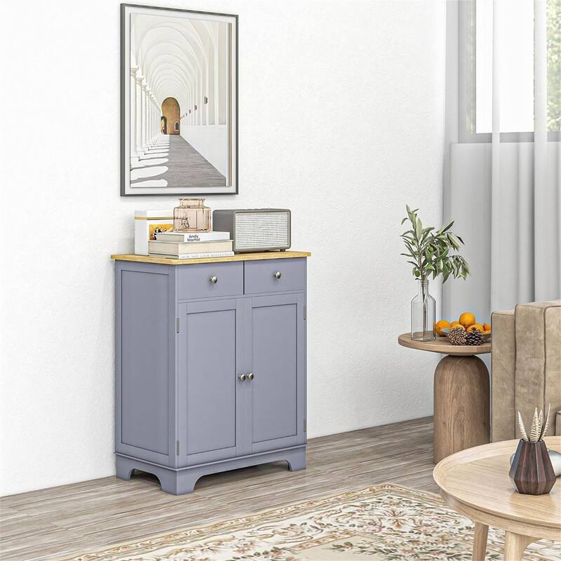 Sideboard Buffet CabinetKitchen Storage Cabinet - 15.75"D x 26.75"W x 33.5"H