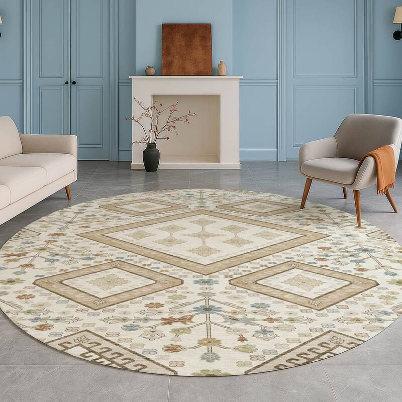 Machine Washable Indoor/ Outdoor Boho Milli Chantille Rug