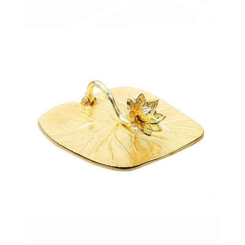 Alice Pazkus 7"L Gold Napkin holder