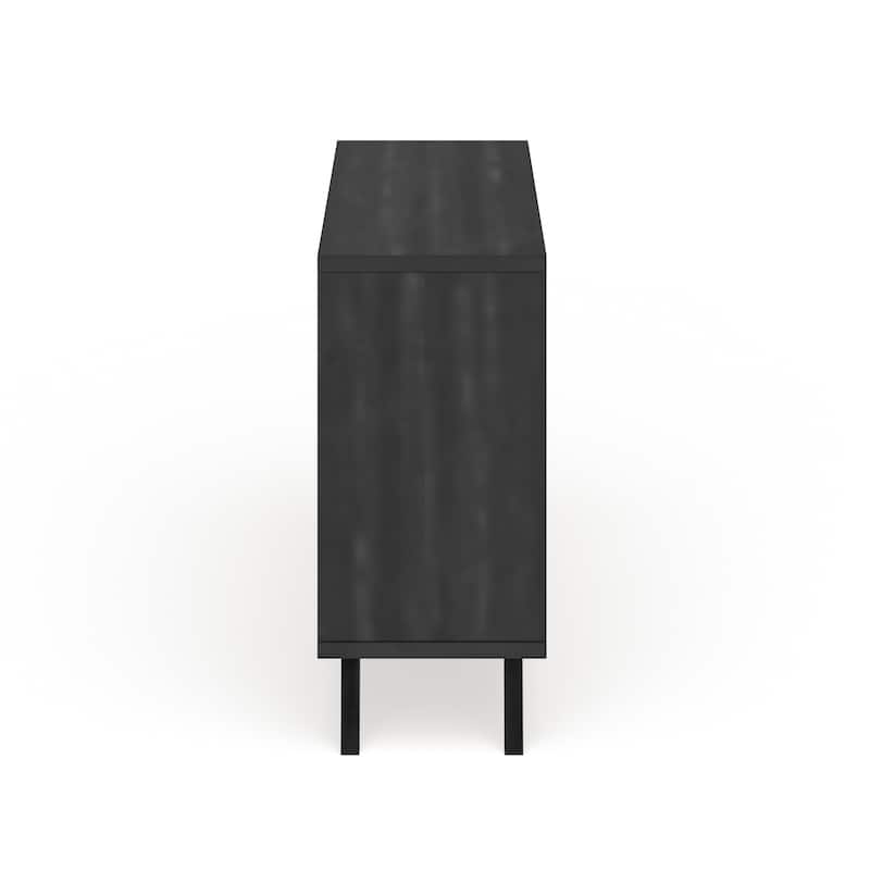 Furniture of America Nen Mid-century Brown 4-shelf Buffet Server