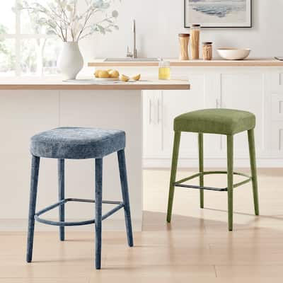 NPD Furniture Rylee Backless Counter Stool (Set of 2)